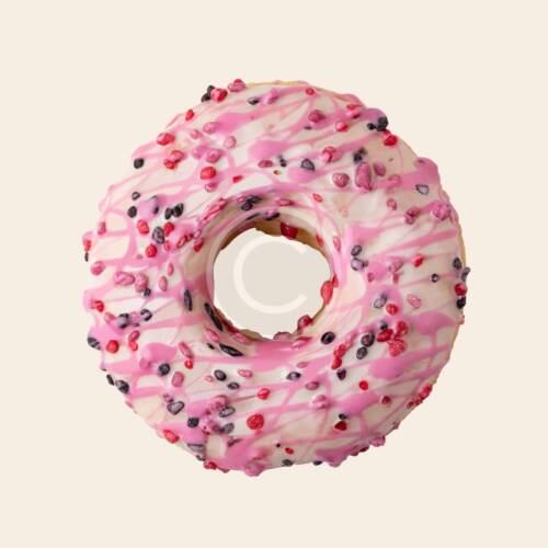 Wild berry donut